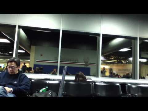 Raw footage , St Louis airport tornado hitting concourse C-10