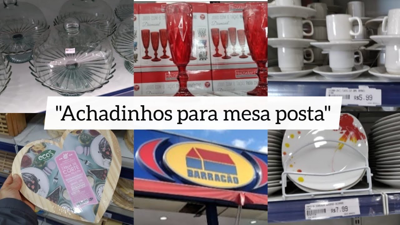 Achadinhos baratinhos para mesa posta!(Loja Barracão unidade São Miguel