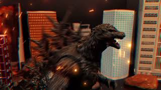 Godzilla minus one roar | stop motion | test