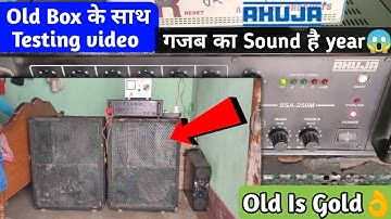 Ahuja 250watt Load 400watt with sound testing old box