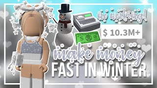 Ways to Make BLOXBURG Money FAST Without Working in Winter (Roblox)