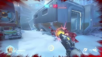 Overwatch  PS4 3V3 Mercy and D.Va clutch wins