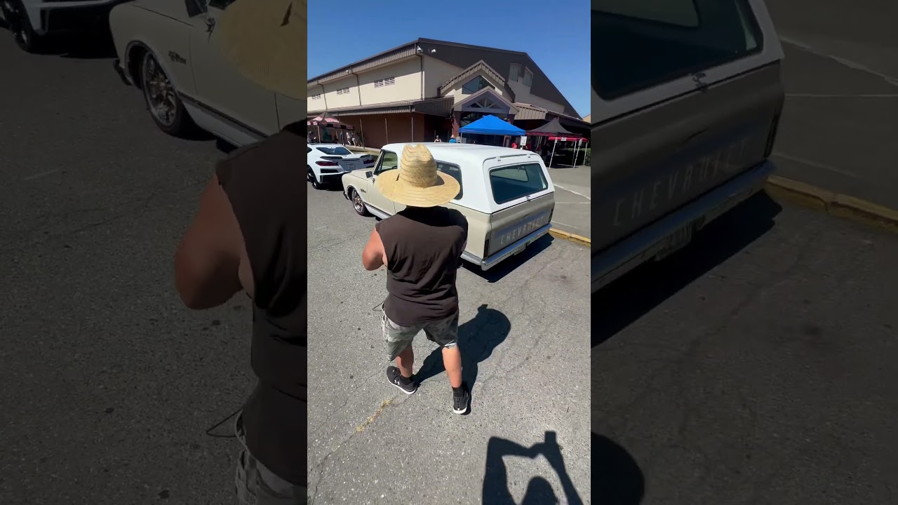 Lowered K5 Blazer at Sumner HIgh School Car Show 