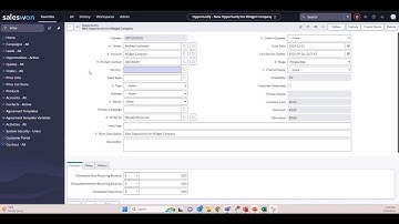 SalesWon Opportunity Management