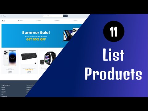 Next13 Fullstack E-Commerce 🛒 - 11 List Products | React.js & Typescript 🔥