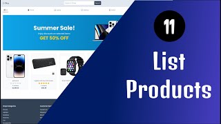 Next13 Fullstack E-Commerce 🛒 - 11 List Products | React.js & Typescript 🔥
