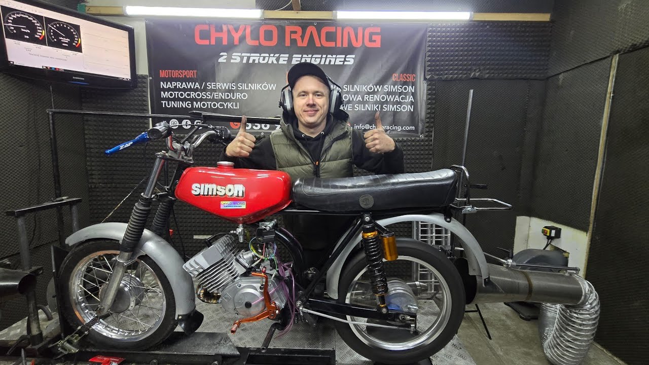 BUDUJEMY SILNIK 142cc  SIMSON S51 PIERWSZE ODPALENIE HAMOWNIA