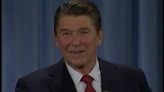 President Reagan’s 14th Press Conference in the East Room on November 11, 1982