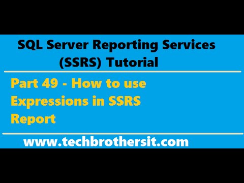 ভিডিও: আমি কিভাবে SSRS এক্সপ্রেশনে টেক্সট যোগ করব?