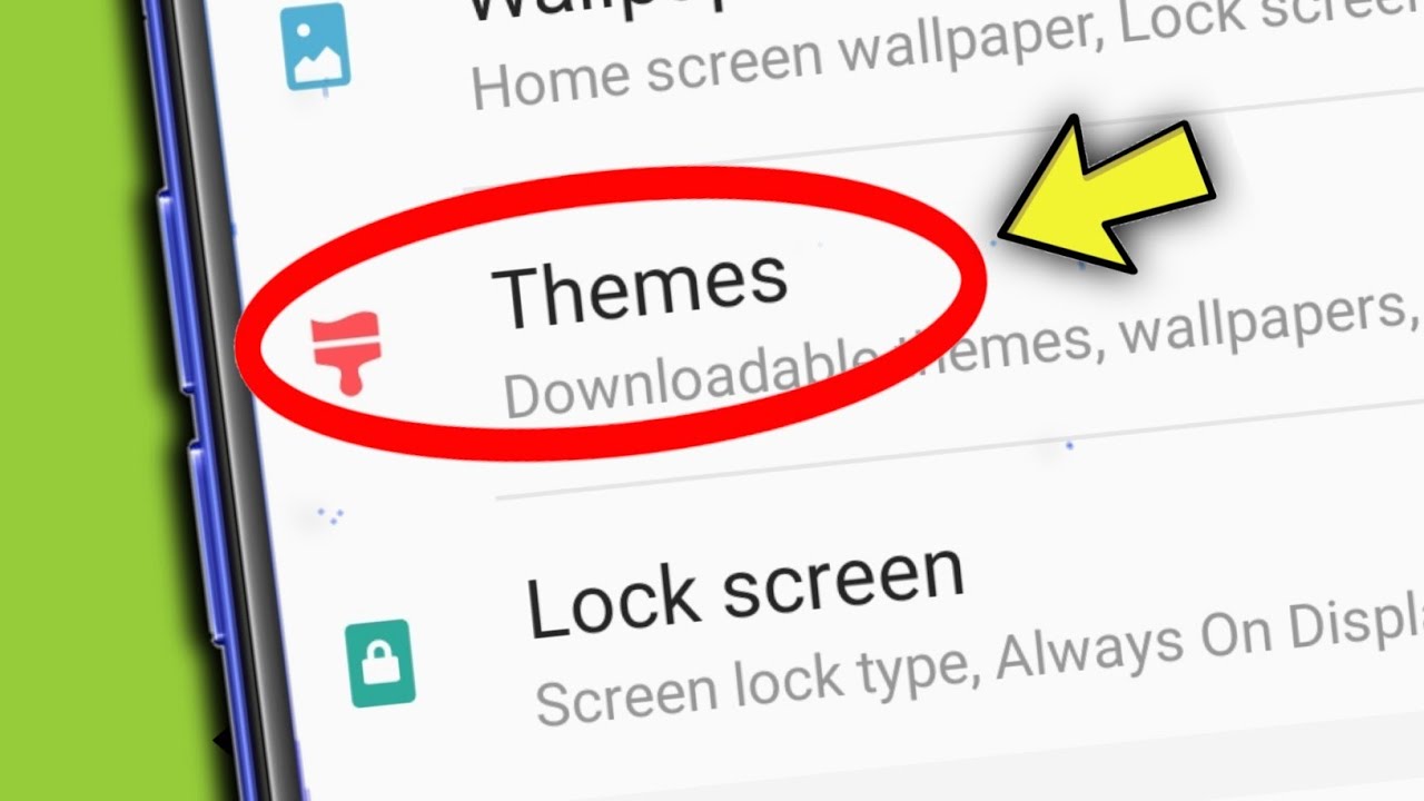 Samsung Galaxy Themes Setting M51 YouTube