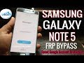 Samsung Galaxy Note 5 Frp bypass Reset Google Account Protection by waqas mobile