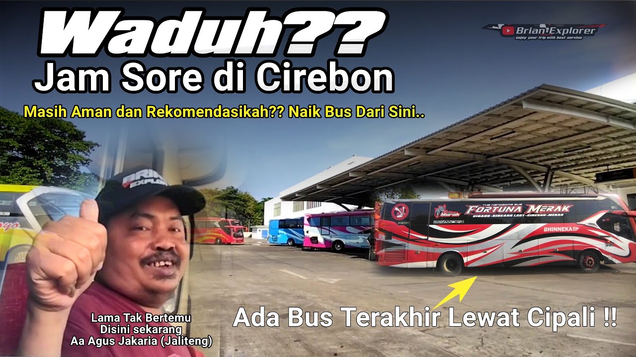 Kembali Bikin Konten❗Jam Sore di Cirebon ada Mobil ini, Bus Terakhir jam Siang Jalur Sindang Laut🤟🏻