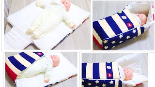 بدون ماكينه ومن كيس خداديه حولتها ل بورت للبيبى أو شياله للطفل أثناء الخروج  #babyhug #hand_ #diy