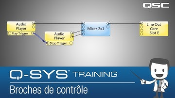 Q-SYS Training - Control Overview Part C: Control Pins (French)