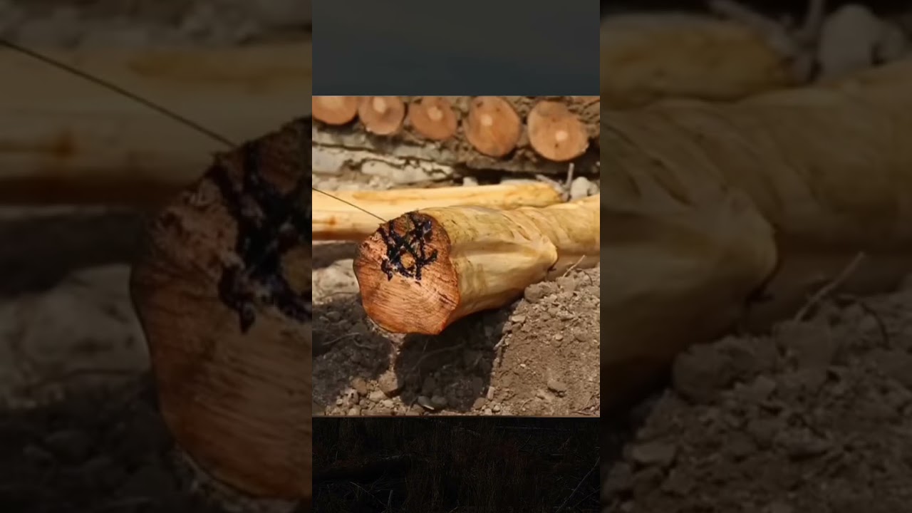 Building a Tiny Grass-Roof Wooden House to Live in the Forest / Camping / Survival / DIY Wood/ Decor