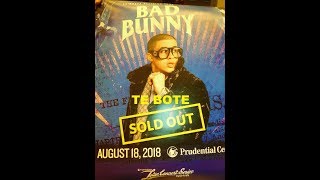 Bad Bunny - Te Bote @ Prudential Center on 08.18.18 Rock n Roll Reality King Hits
