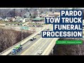 Paul Marvin Pardo Tow Truck Funeral Procession | 12.5.2020