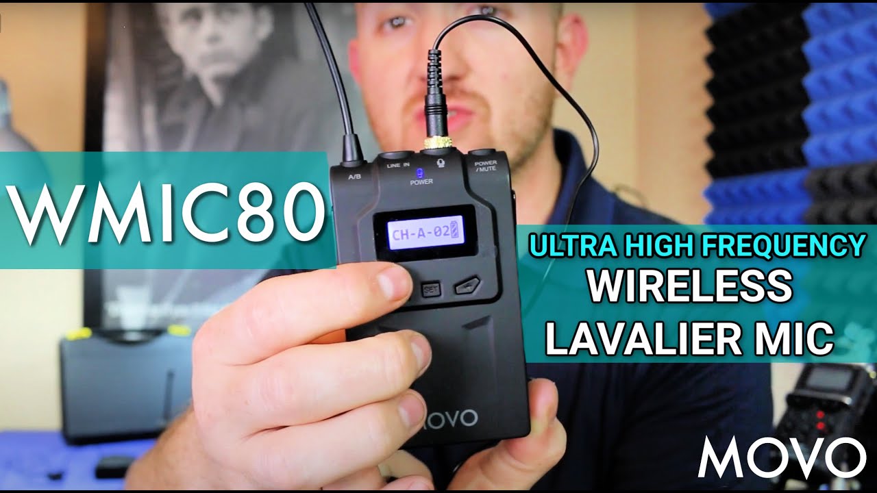 Movo Wmic80 Uhf Wireless Lavalier Microphone System Youtube