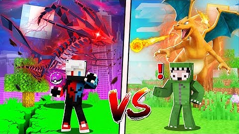 MINI GAME: PIXEL THỬ THÁCH 24H SINH TỒN BẮT POKEMON TRONG THẾ GIỚI THE END CÙNG NOOB TEAM???