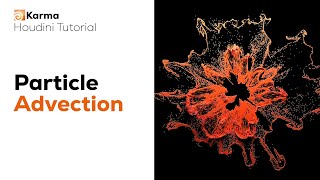 Houdini Tutorial | Particle advection simulation - In Hindi