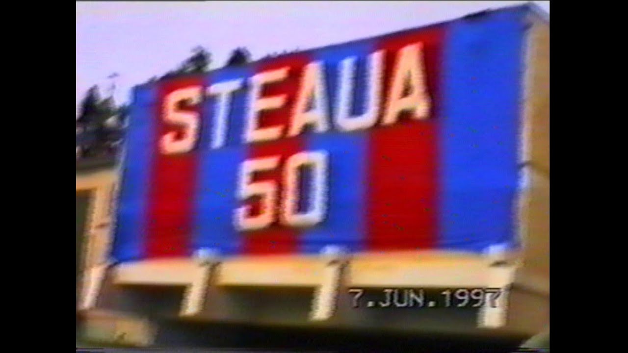 Steaua  FC National (3-1)  7 iunie 1997 finala campionat, aniversare club 50 ani