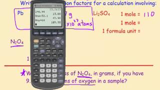 Conversion Factors and Avogadro's number