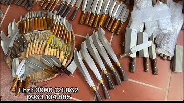🔥🆘. TẾT ĐẾN XUÂN VỀ BỘ DAO CHẶT XƯƠNG THÉP TRẮNG BỘ DA MÈO SƯU TẦM tri ân giá tại lọc 💰