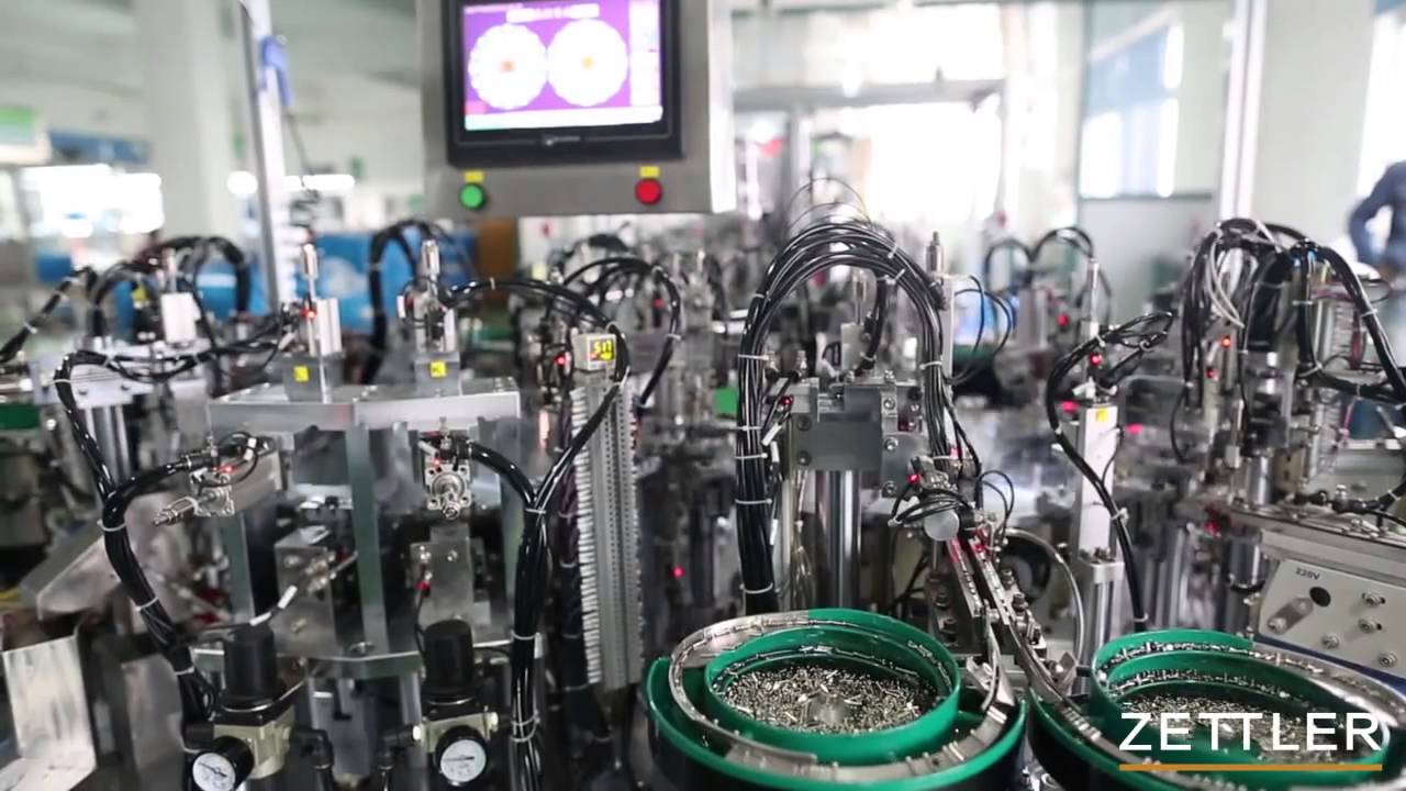 Zettler Controls Thermostats production line HD - YouTube