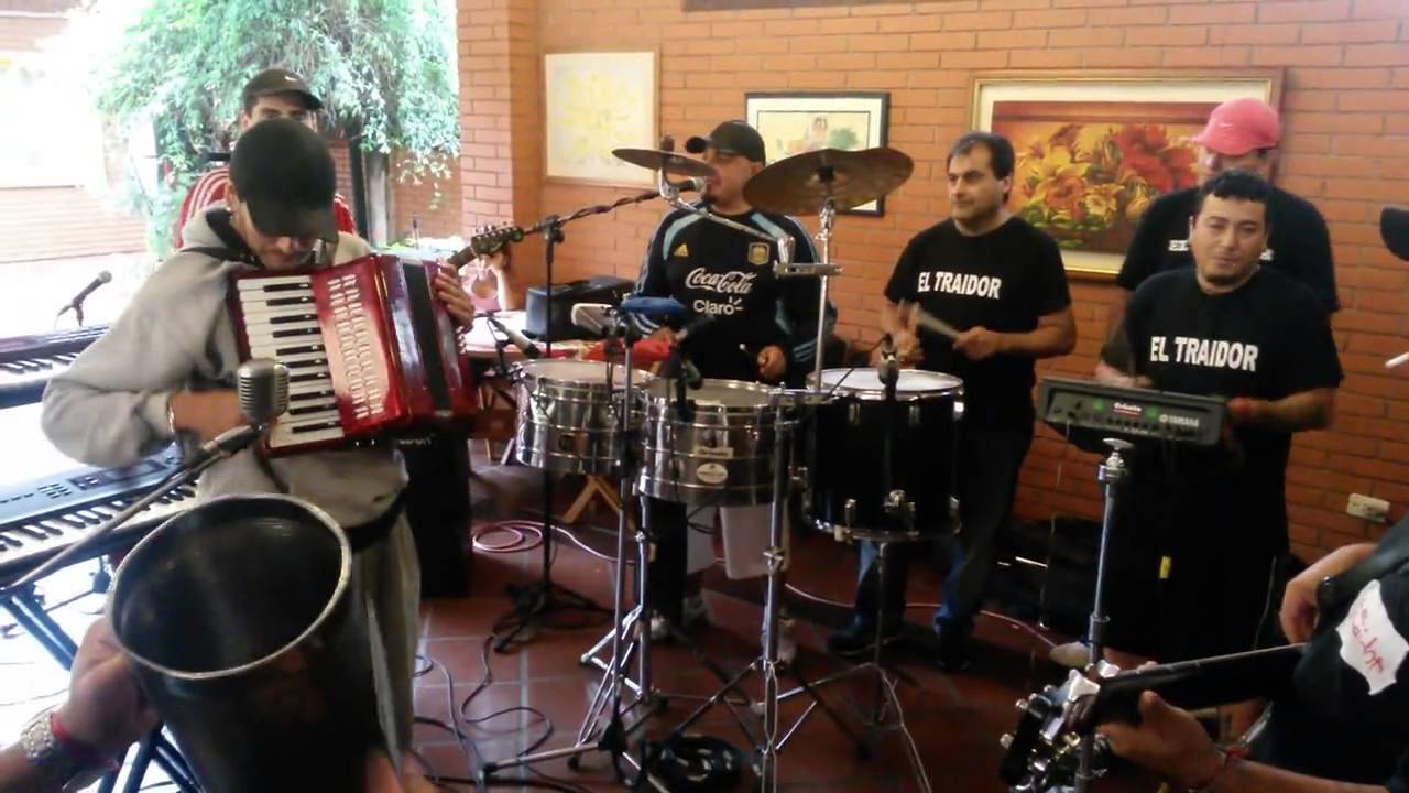 EL TRAIDOR Y LOS PIBES   ENSAYO INEDITO CON ACORDEON DJ SHORRO
