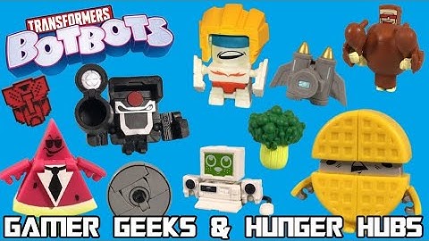 Gamer Geeks & Hungry Hubs Sets Review - Transformers BotBots Ruckus Rally