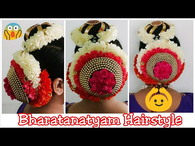 Bharatanatyam Makeup for kids | Bharatanatyam Dance | Bharatanatyam Makeup  | Bharatanatyam Dress - YouTube