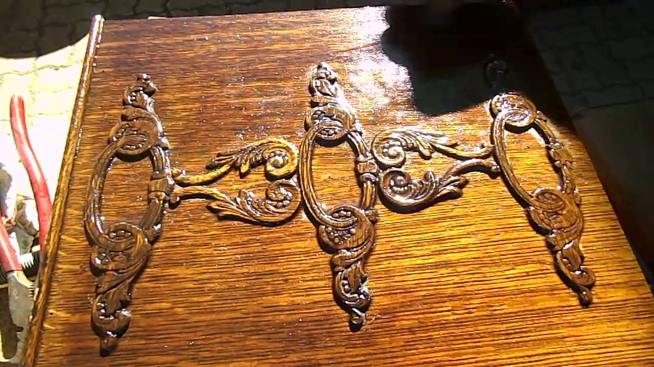 Restoring Sewing Machine drawers part 2 YouTube