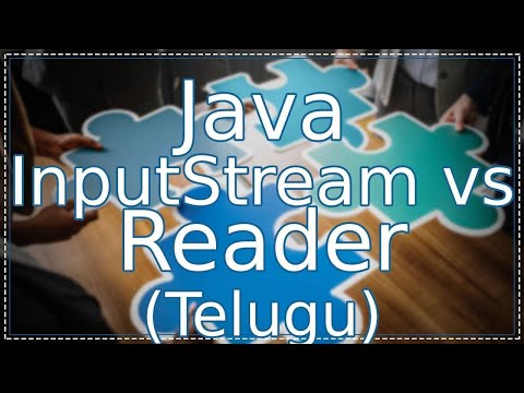 Java InputStream vs Reader in Telugu | Java File Handling in Telugu| జావా (Java in Telugu)