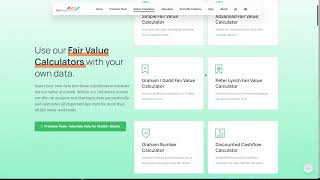 Maximize Your Investment Performance with Free Stock Fair Value and Financial Ratio Calculators! screenshot 1