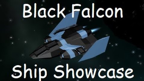 Black Falcon First Prototype showcase | Starblast Ship modding