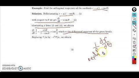 BSCCSE201 BSCECE201 Module IV Orthogonal Trajectories Lecture No 4