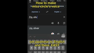 How to make miss circle’s voice.