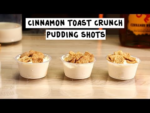 Cinnamon Toast Crunch Pudding Shots