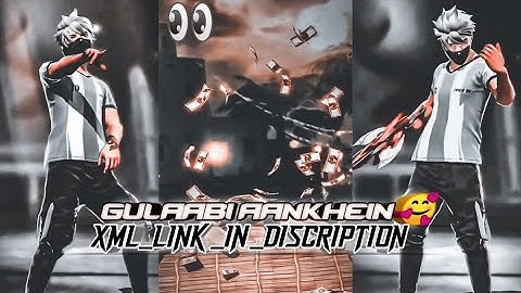 Meri Jaan x Gulabi Aankhen 🤤🥵II Alightmotion Video Editing XML ⚡️⚡️ II Preset XML in Description 💞💞