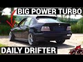 🐒 THIS HOME BUILT BMW E36 M50 TURBO IS PURE MADNESS! STREET DRIFTING