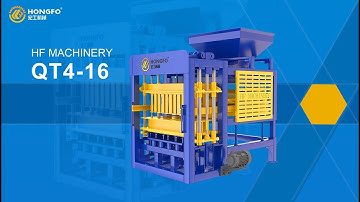 HF Machinery QT4-16 Block Machine#blockmakingmachine