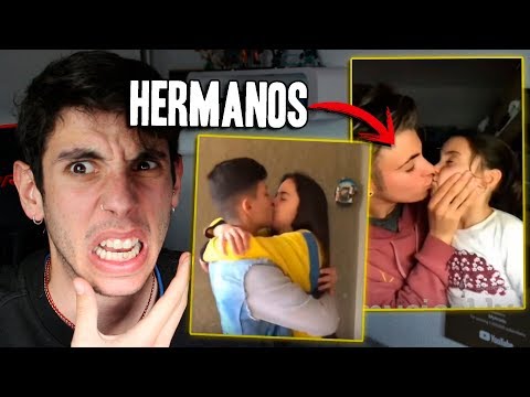 estos HERMANOS se BESAN  ¿novios o hermanos? TIK TOK