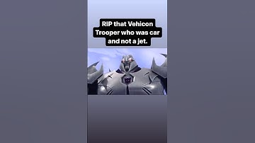RIP that Vehicon trooper who was a car and not a jet. 🕊️🪦 #transformers #megatron #shorts