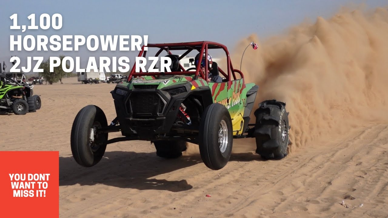 1,100HP 2JZ Polaris RZR !! - YouTube