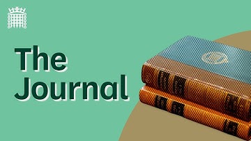 What is the Journal? 📚 | House of Commons