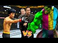 Crazy Fight 🔥🐉Hulk Elvis vs. Bruce Lee - EA Sports UFC 4 Rematch