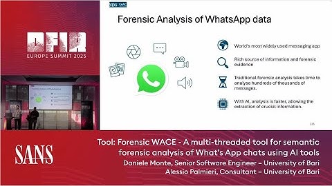 Tool: Forensic WACE - A multi-threaded tool for  forensic analysis of What’s App chats