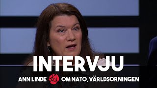 INTERVJU | Ann Linde (S) om Nato, Världsorningen med mera.