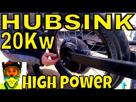 HubSink cooling explained by Sketch Coleman - High Power Hub Motor Hack Electric Bike