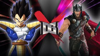 Vegeta VS Thor (DBZ VS Marvel) | DBX!